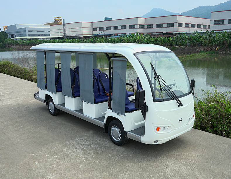 14座公交車座椅電動觀光車高爾夫球車酒店景區樓盤物業度假村接待車看房車四輪電瓶車8座11座14座觀光車(圖6)